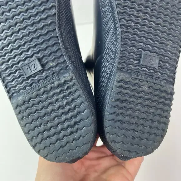 Hunter Kids First Classic Rain Boots In Navy Size 13B/1G GUC Unisex - Picture 13 of 16